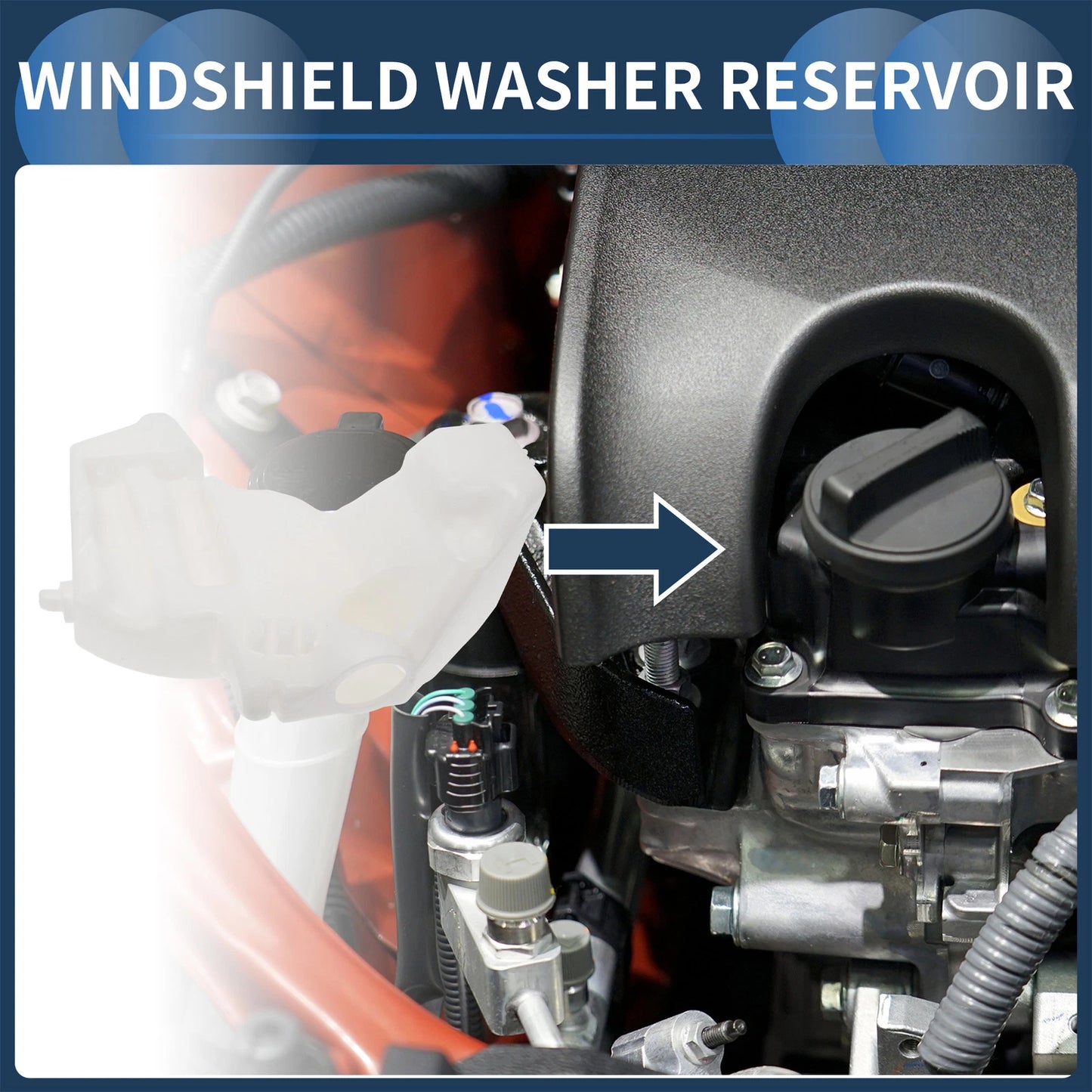 Windshield Washer Reservoir No.A9018690120 for Dodge Sprinter 3500 (2003–2006)