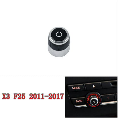 Center Dashboard Radio CD Volume Knob for BMW X3 (2011–2017)