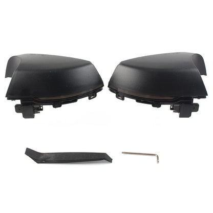 Rear Window Side Vent Shutter Louver Cover Trim for Volkswagen Golf 6 MK6 (2008–2012)
