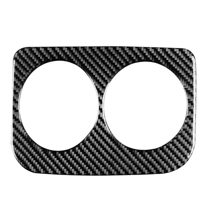 Carbon Fiber Rear Water Cup Holder Panel Cover Trim for Subaru WRX STI (2015–2021)
