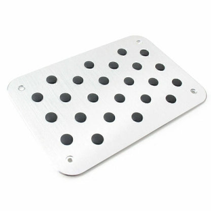 Universal Aluminum Floor Mat Pedal Footrest for Trucks and Cars