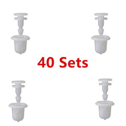 40 x Car Wheel Arch Fender Flare Liner Clips for Nissan Frontier (2001-2023)