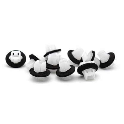 2 x White Clips for Nissan Juke & X-Trail