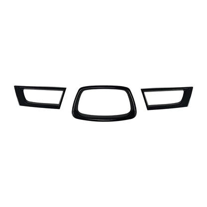 Gloss Black Front Grill Frame Trim Cover for Subaru Impreza WRX STI (2006–2007)