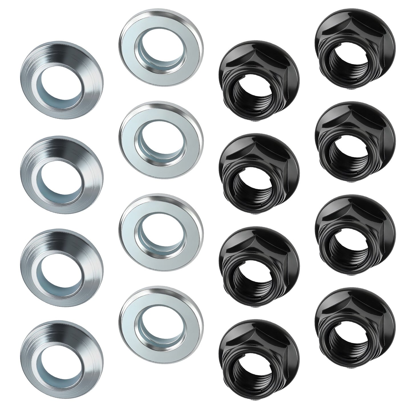 16pcs Lug Nuts for Honda TRX400EX TRX400X TRX450R TRX450ER TRX700XX (2000–2014)