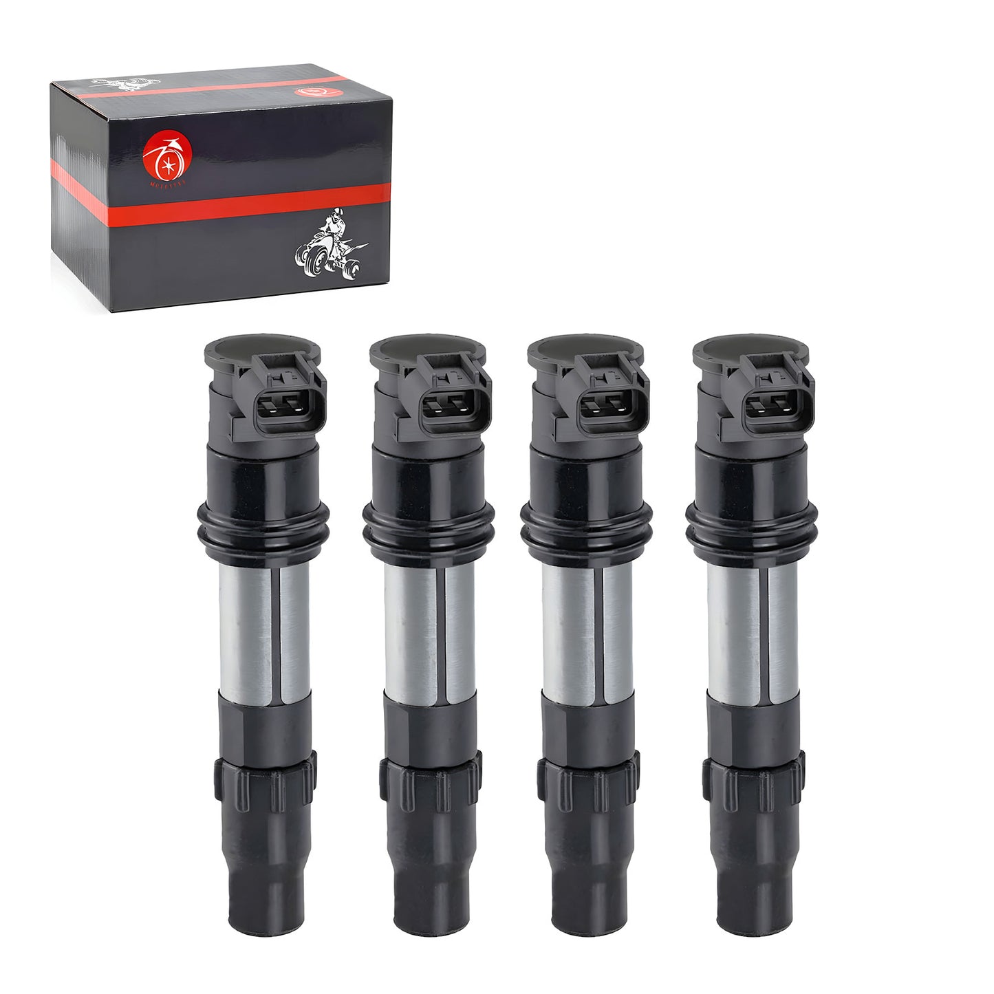 Set of 4 Ignition Coils for Suzuki GSX-R1000 (2009–2016) GSX-S1000 (2015–2023)