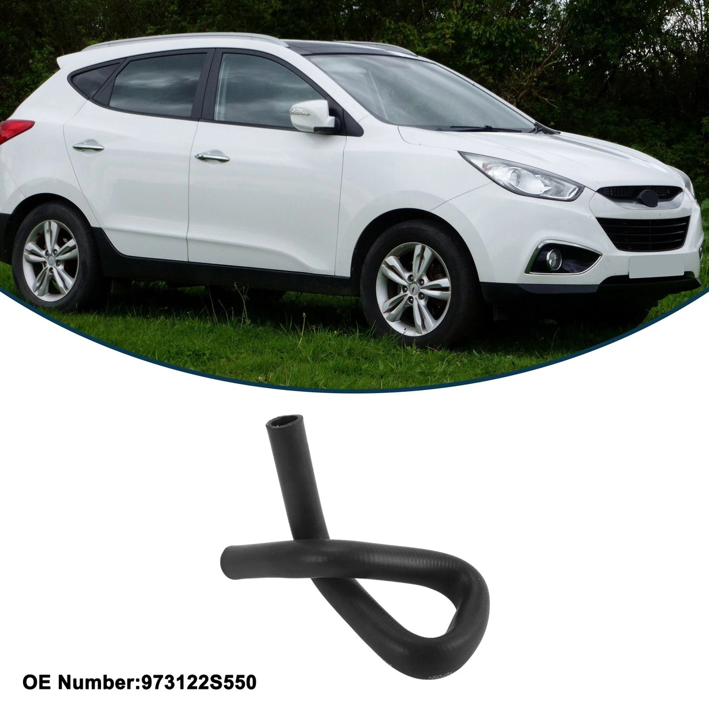 Radiator Hose No.973122S550 for Hyundai Ix35 (2015) Rubber Coolant Pipe