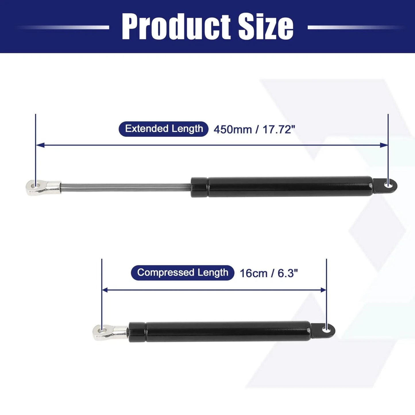 Front Hood Lift Supports Struts Shocks Gas Spring for BMW 325i (1992-1993)