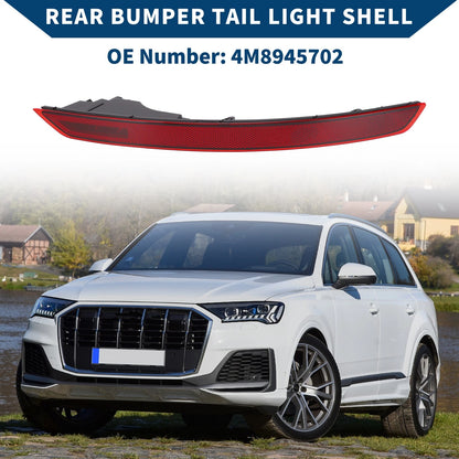 1pc Rear Right Bumper Tail Light Shell for Audi Q8 (2019–2022) No. 4M8945702