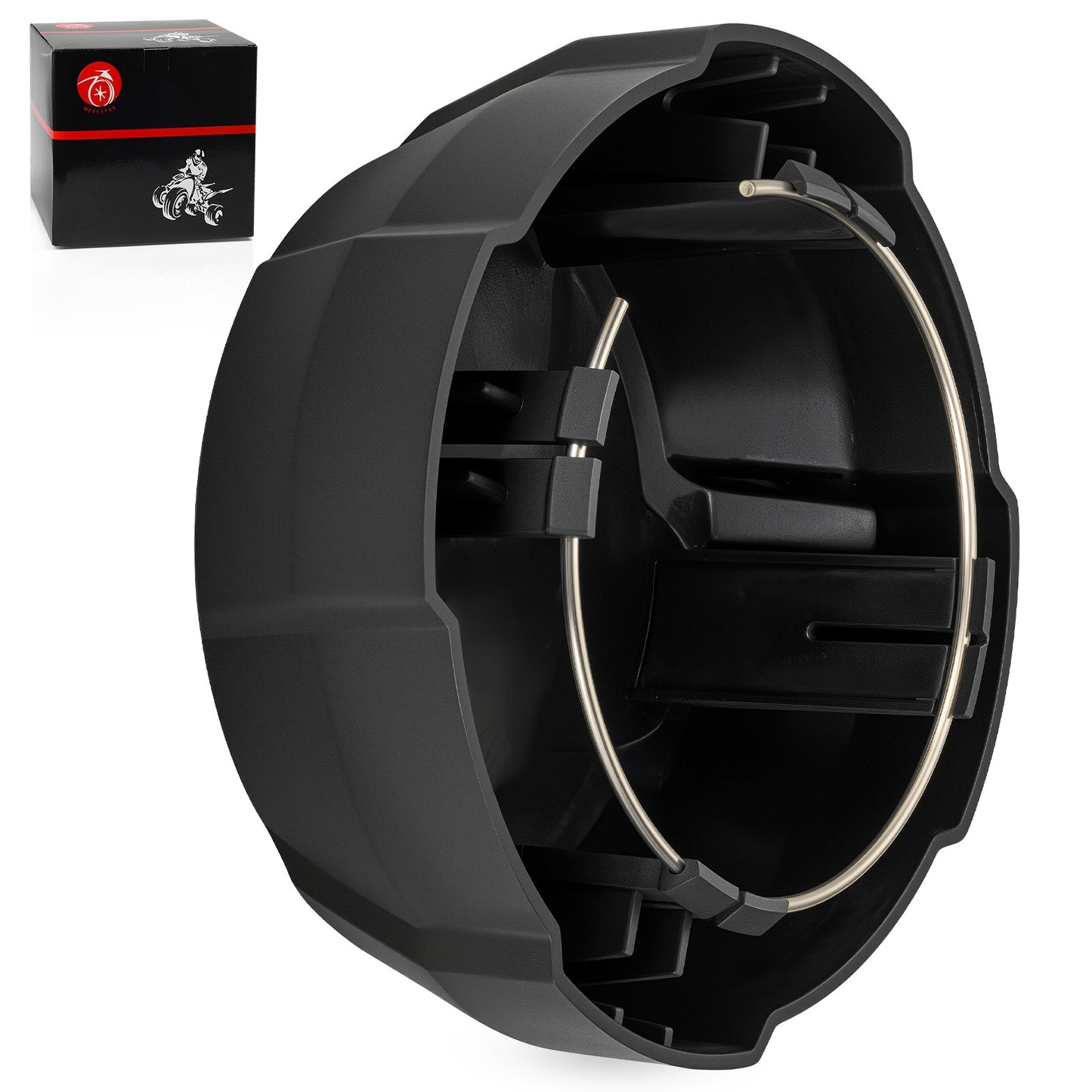 Rear Matte Black Rim Cap for Polaris Ranger SP 570 (2022–2025)
