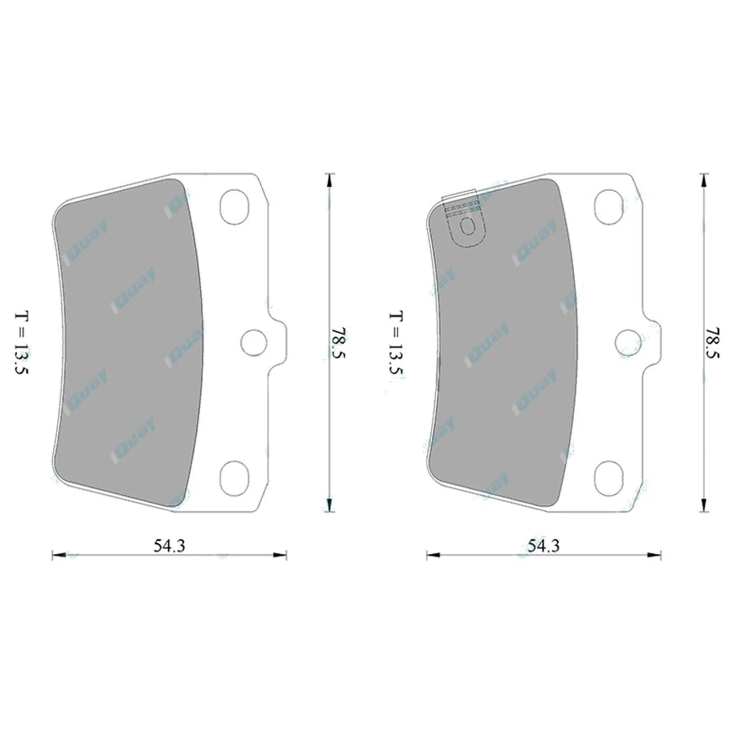 Rear 4wd Disc Brake Pads for RAV4 94-05 SXA10 SXA11 ACA20 ACA21 ACA22 ACA23 Set