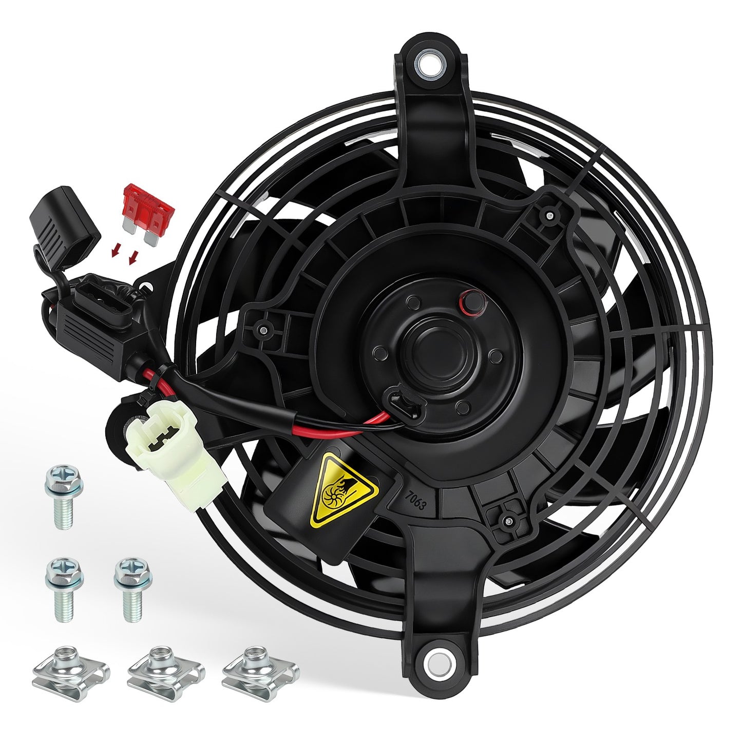 Radiator Cooling Fan Motor Kit for Suzuki QuadSport Z400 (2009–2014)
