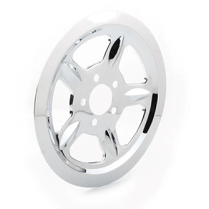 Chrome Rear Pulley Cover for Harley Sportster XL883 XL1200 (2004-2023)