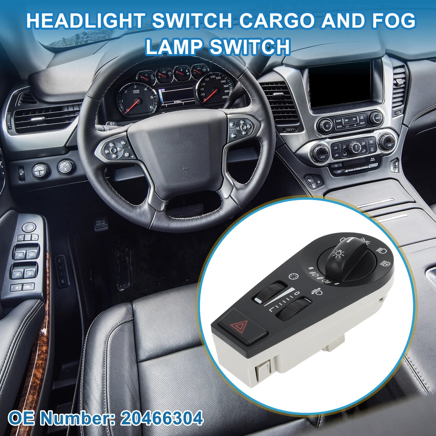 Headlight Switch No.20466304 for Volvo FH FM (2000–2023)