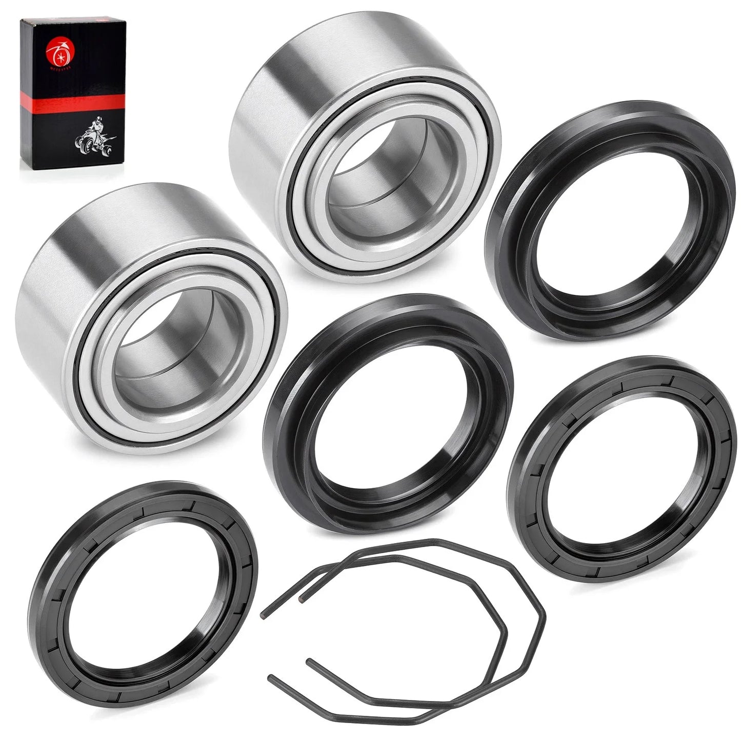 Front / Rear Wheel Bearing & Seals 2 x for Arctic Cat 300 (1998–2004)