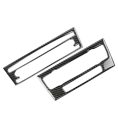Carbon Fiber CD & AC Panel Cover Trim for BMW 3 Series E90 E92 E93 (2005-2012)