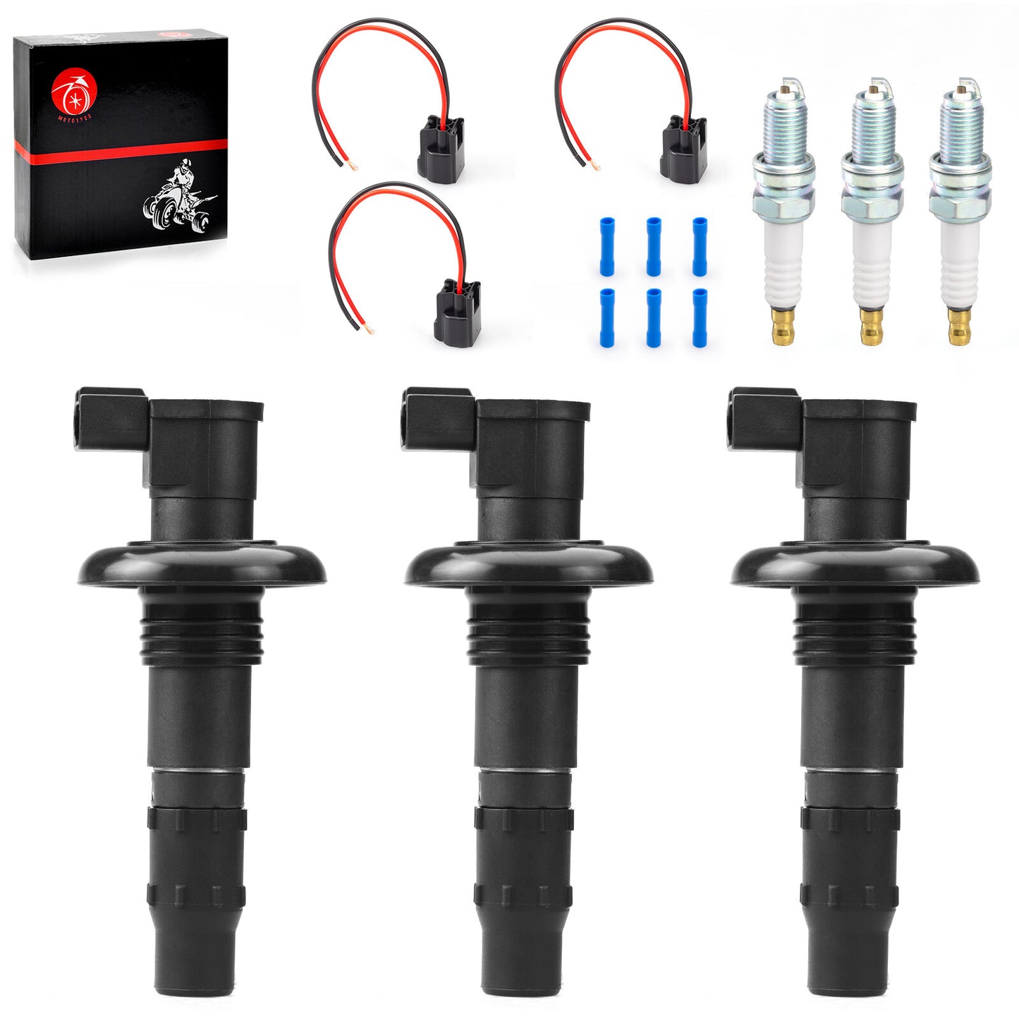 Ignition Coil & Spark Plug for Sea Doo RXT RXP GTX GTR GTI (2002–2023)