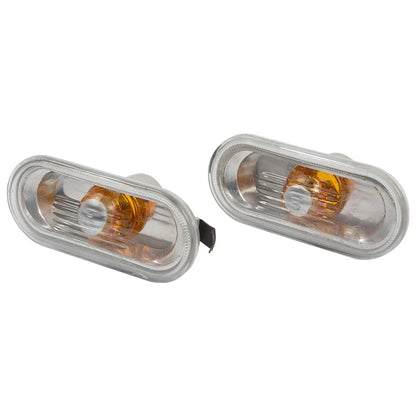 Clear Front Fender Side Marker Indicator Lights for Seat Altea (2004–2015)