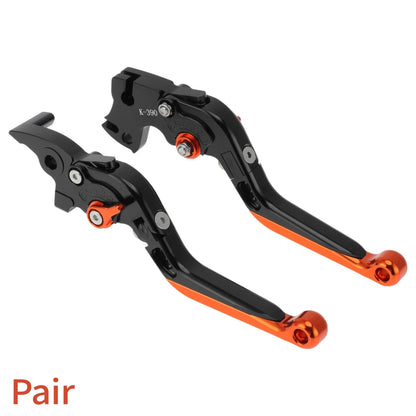 Brake Clutch Levers for KTM RC125 RC200 RC390 DUKE125 (Orange)