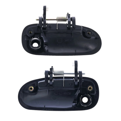 4pc Front/Rear Outer Door Handle Black for Honda Civic EK (1996–2000)