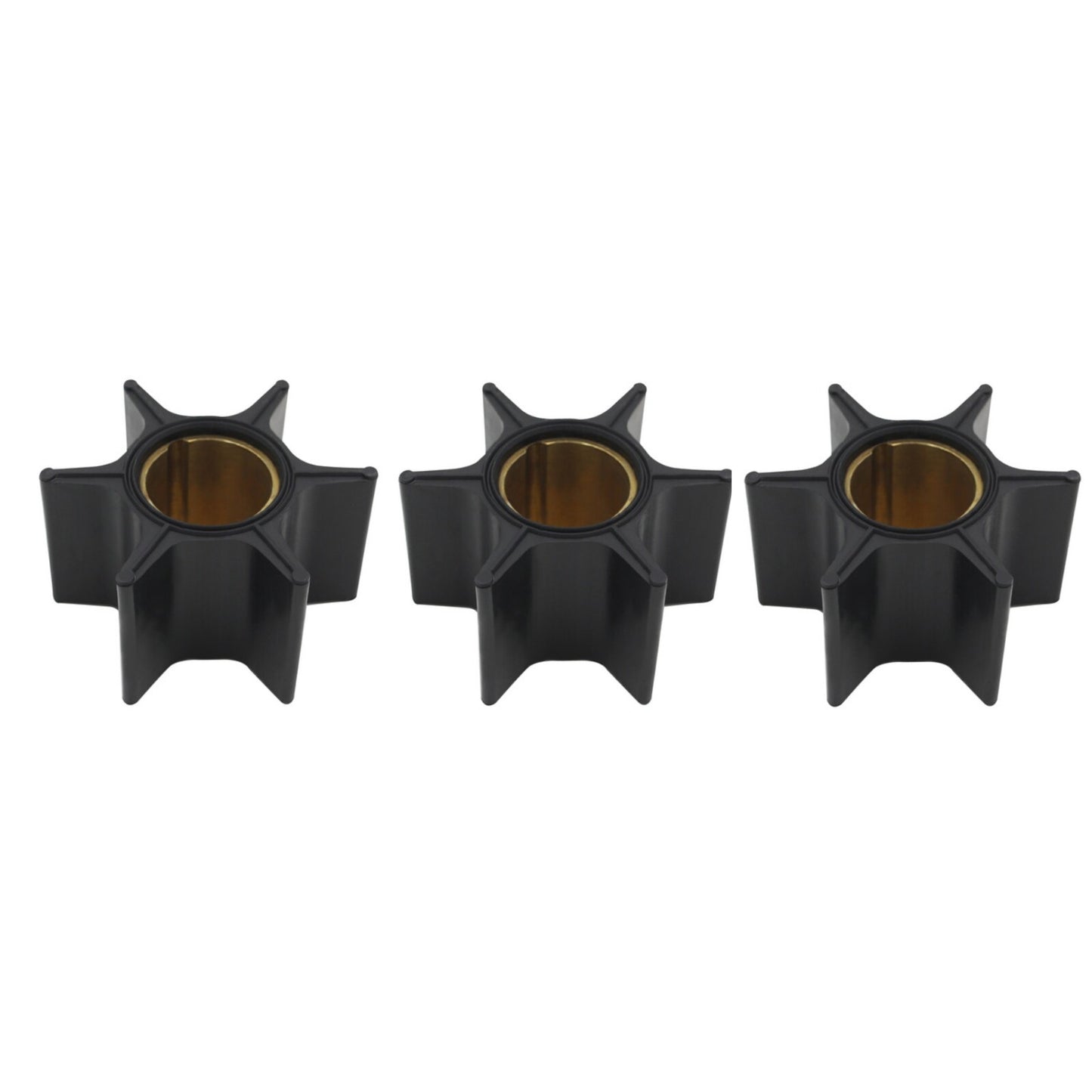 Set of 3 Water Pump Impellers for Mercury Outboard (75-150 HP)