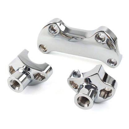 1.7" Handlebar Risers for Harley Dyna, Street Bob, Softail, Sportster (2006-2023)