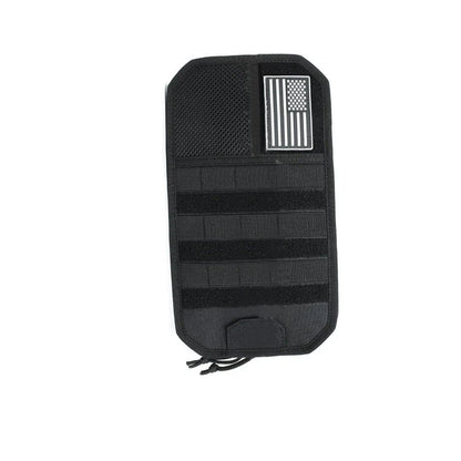 Sun Visor Organizer with Zipper Storage Pouch & Glasses Clip for Car