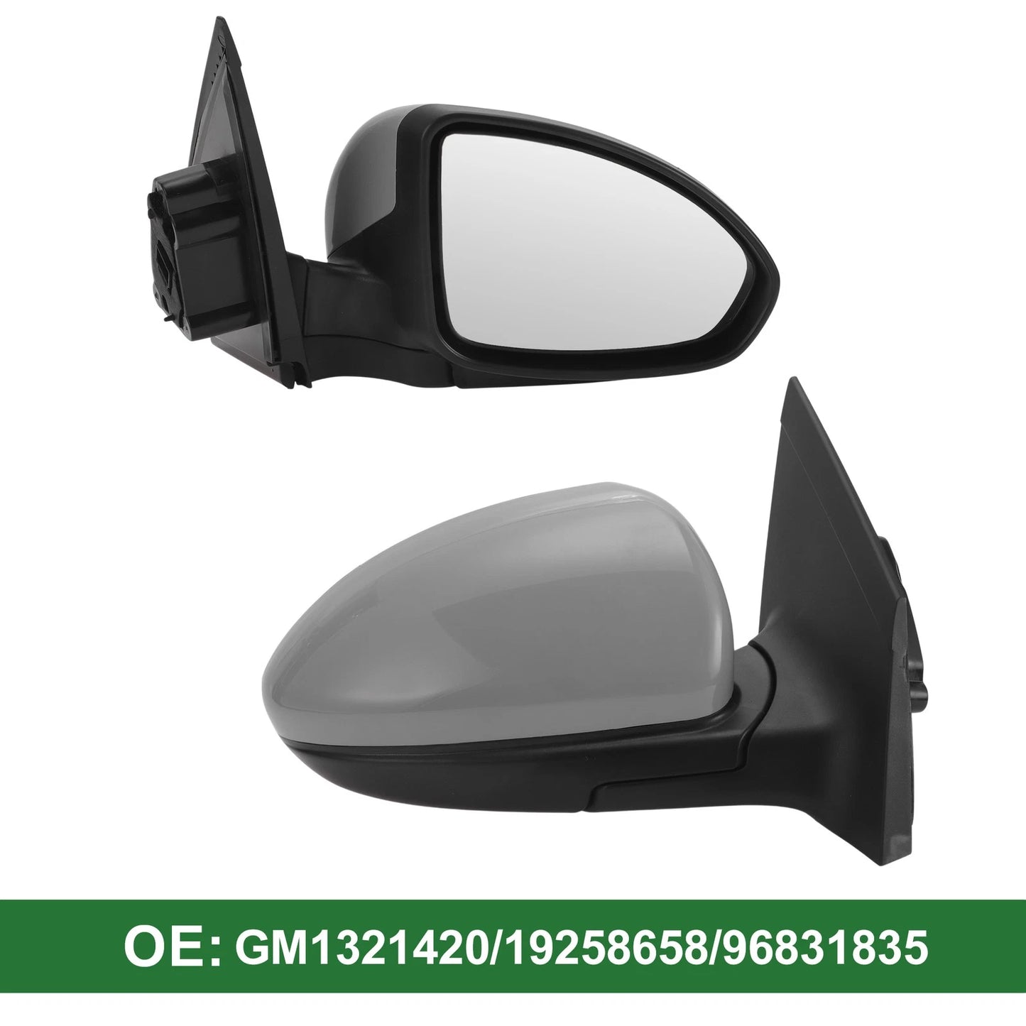 3 Pins Right Passenger Side Door Mirror for Chevrolet Cruze (2011–2019)