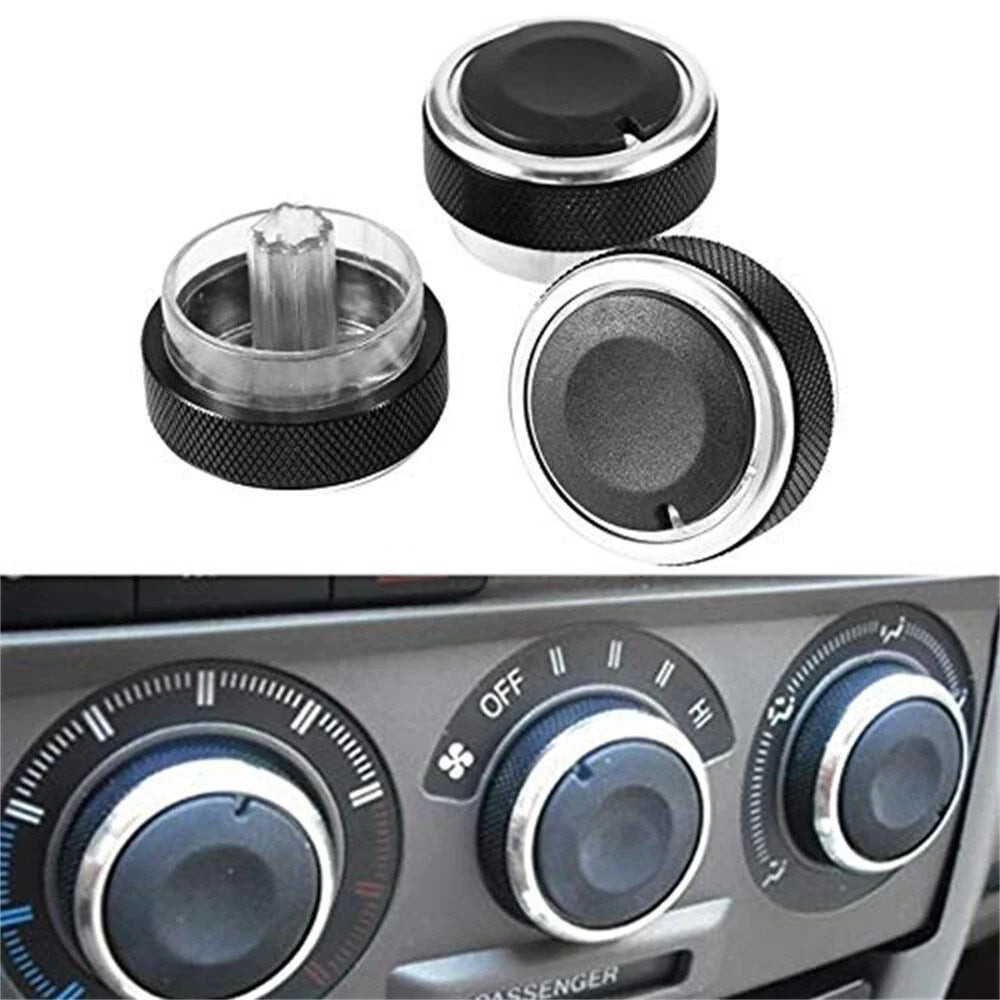 3 x Car Switch Knob Heater Climate Control Button A/C for Ford Focus Fusion