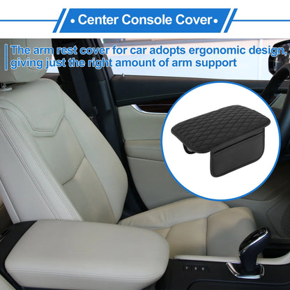 Armrest Box Pad with Storage Pockets for Vehicle