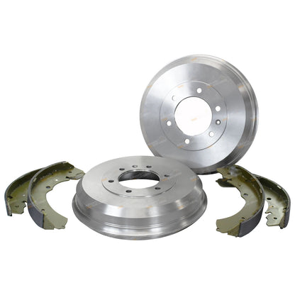 Rear Brake Drums and Shoes Kit for Holden Colorado RC (2008–2012)