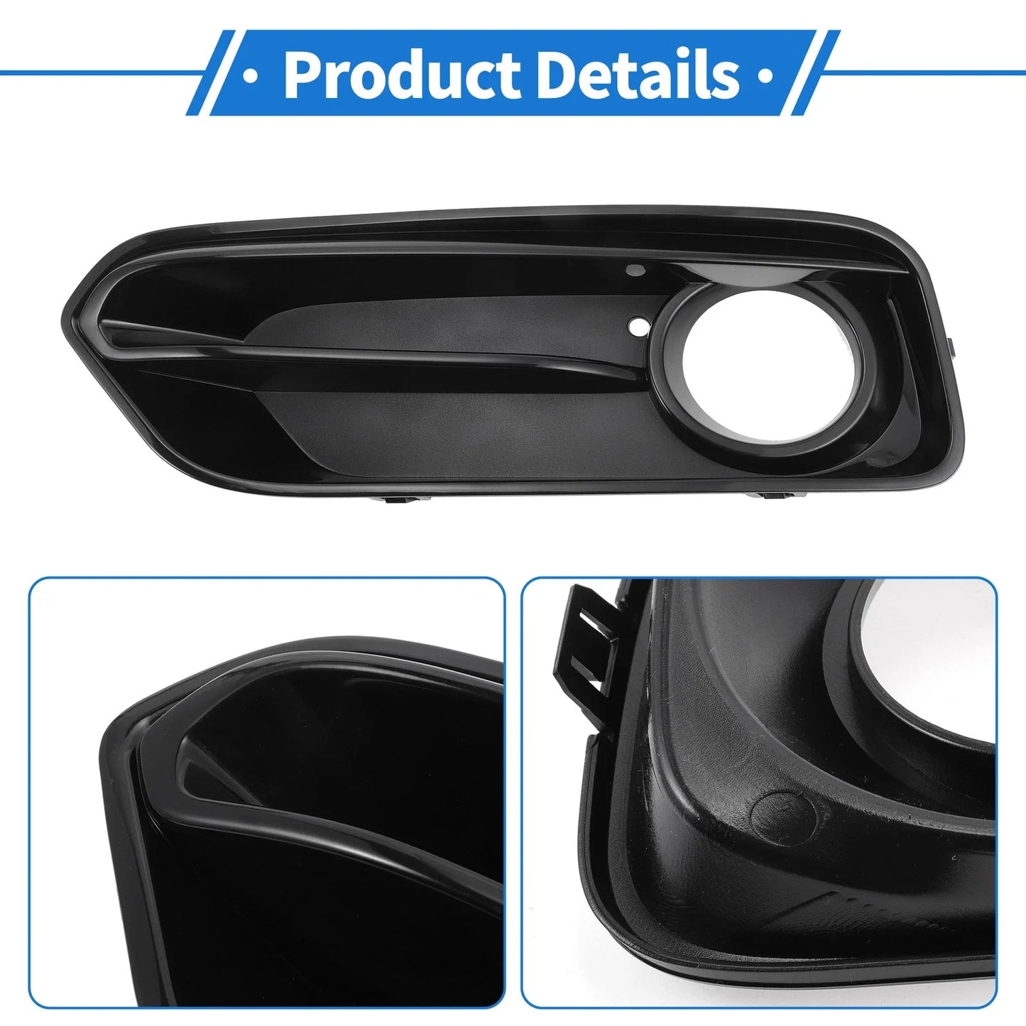 1 Pc Car Front Left Fog Light Grill for BMW 1 Series (2015-2018)