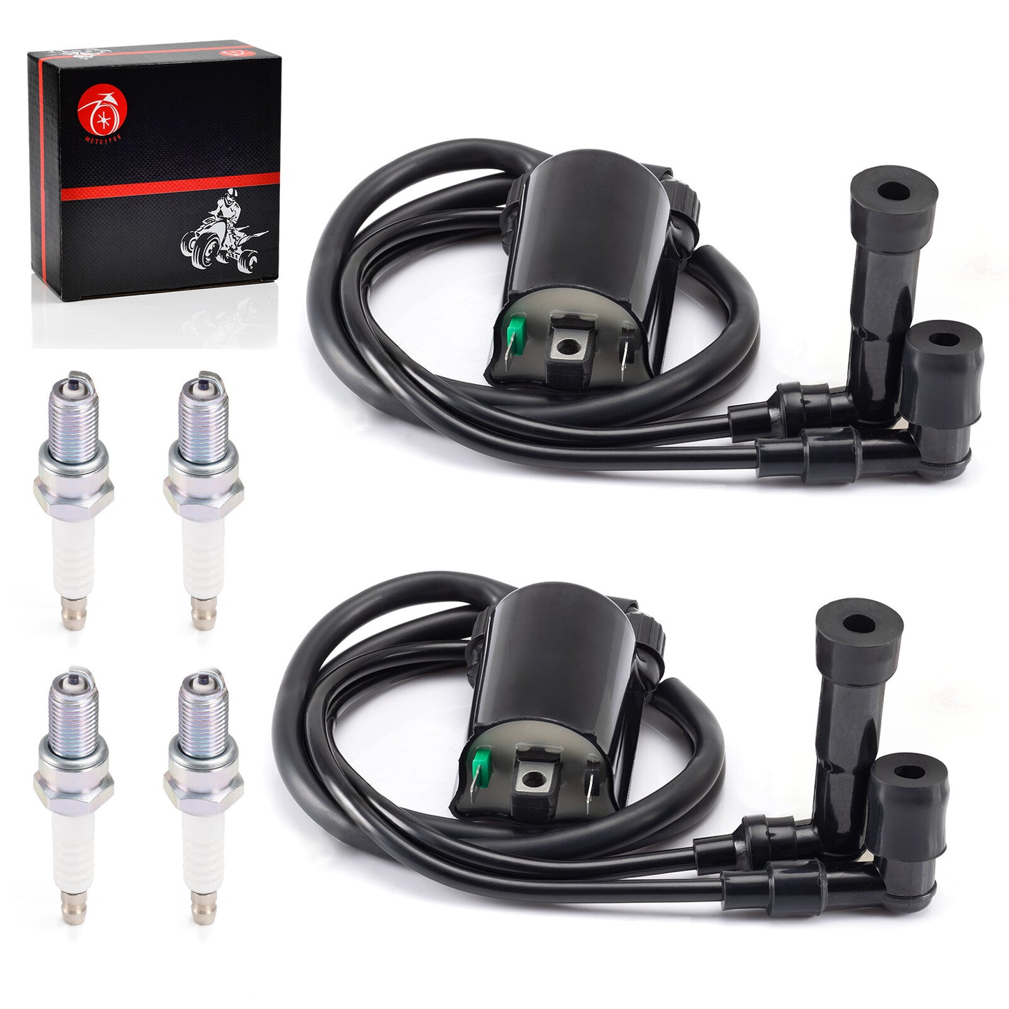 2X Ignition Coils for Kawasaki VN1500 Vulcan 1500 (2000–2004)
