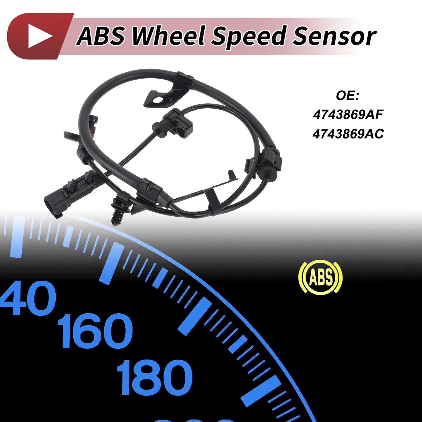 ABS Wheel Speed Sensor No. 4743869AF for Dodge Journey (2009–2020)