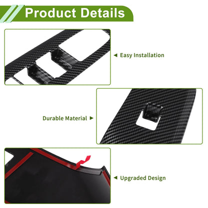 Door Window Switch Bezel Cover for Toyota Prius 5th 60 Series (2016–2023)
