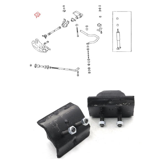 Front Spring Bumper Lower for Toyota Hilux 1988-1997