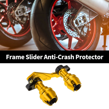 Frame Slider Anti-Crash Protector for Motorcycles 175mm Aluminum Alloy Gold