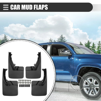 Car Mud Flaps Splash Guards Set for Dodge Ram (2009-2018)