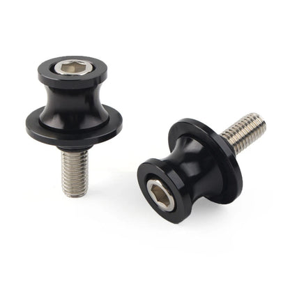Swingarm Spools Slider Stand Screws 8MM for Kawasaki ZX6R (2012–2021) Black CNC