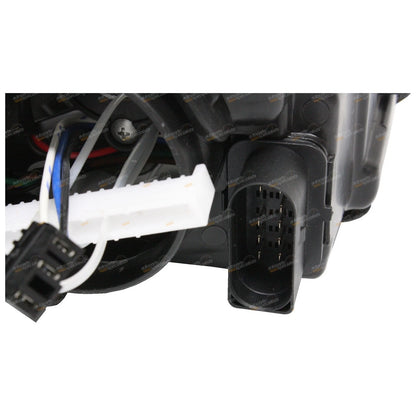 LH Black Headlight for VW Golf Mk6 (2008–2012)