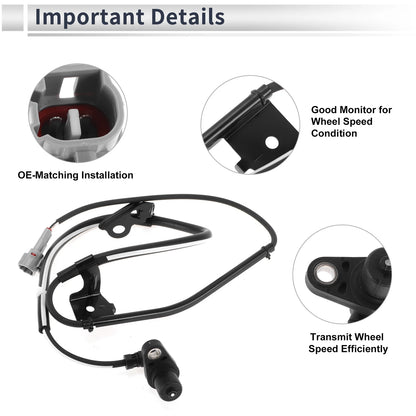 ABS Wheel Speed Sensor No. 89543-47020 for Toyota Prius (2004–2009) 1 Pc Front Left