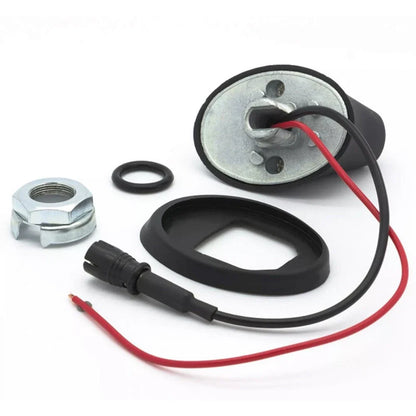 3cm Short Rod Roof Antenna & Base with Adapter for Universal Cars