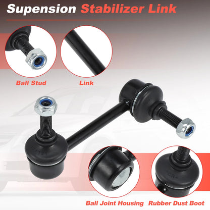 Set of 2 Rear Sway Bar Ends for Acura TL CL TSX Honda Accord (1998–2007) K90342 K90343