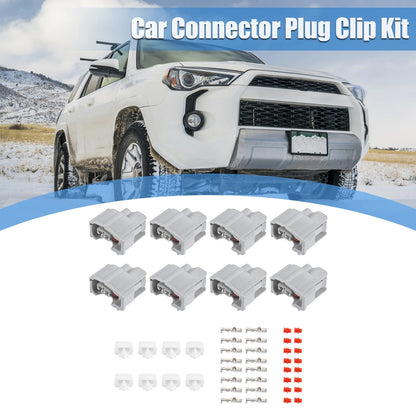 Set of 8 Fuel Injector Connector Adapter Plug Kit for Toyota (No.9098011875)