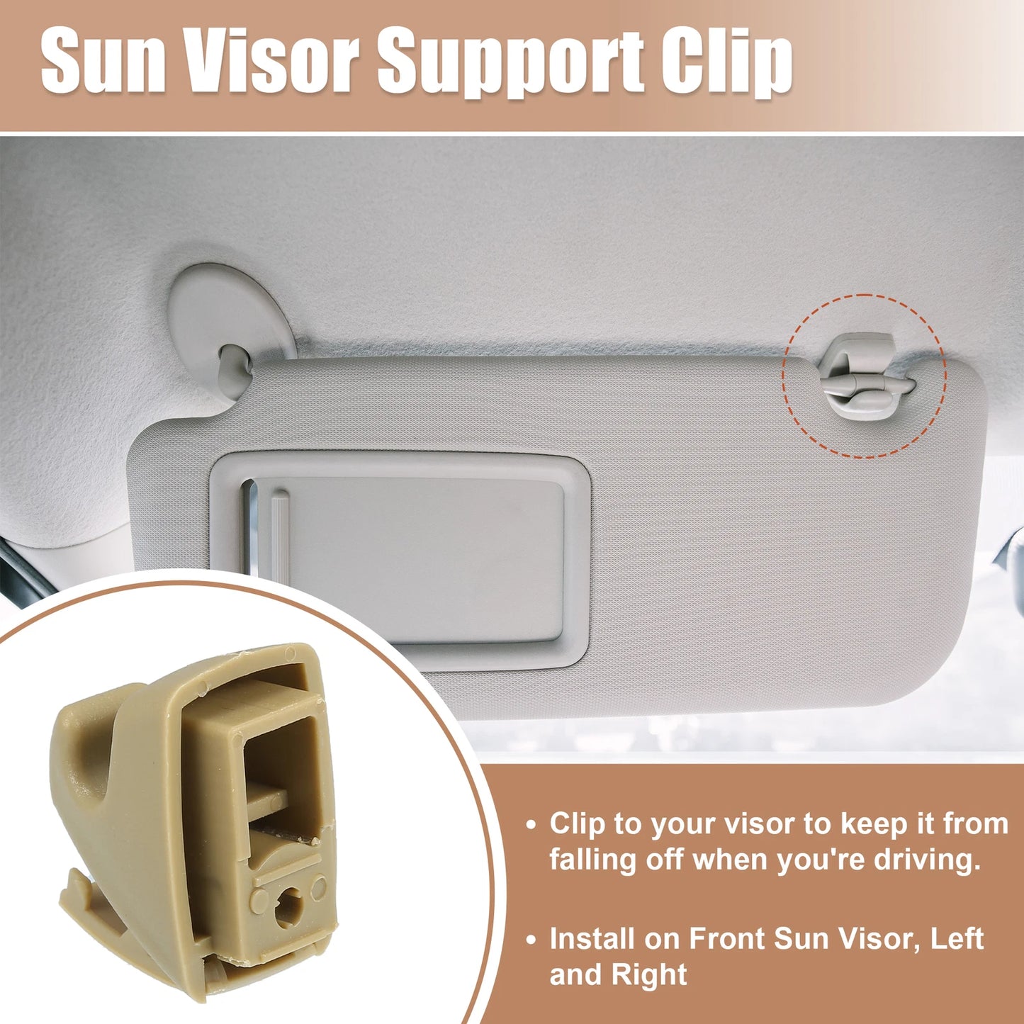 Sun Visor Support Clip Retainer No. 95994975 for Chevrolet Cruze (2011–2016)