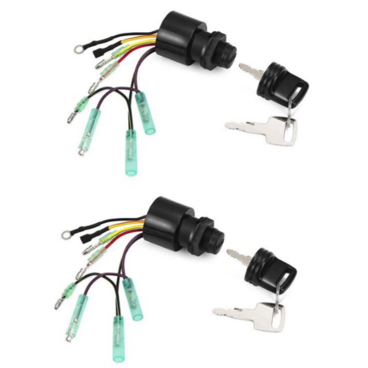 2X Ignition Key Switch for Mercury Marine Outboard (1987–2009)