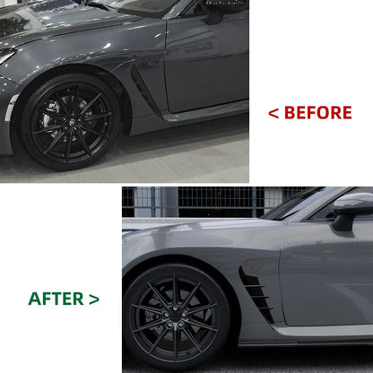 Fender Scoop Splitter Spoiler Trims Cover for Toyota GR86 / Subaru BRZ (22–25)