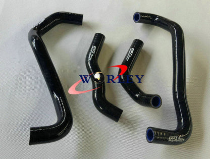 Aluminum Radiator + Black Hose for Honda ATC250R (1985-1986)