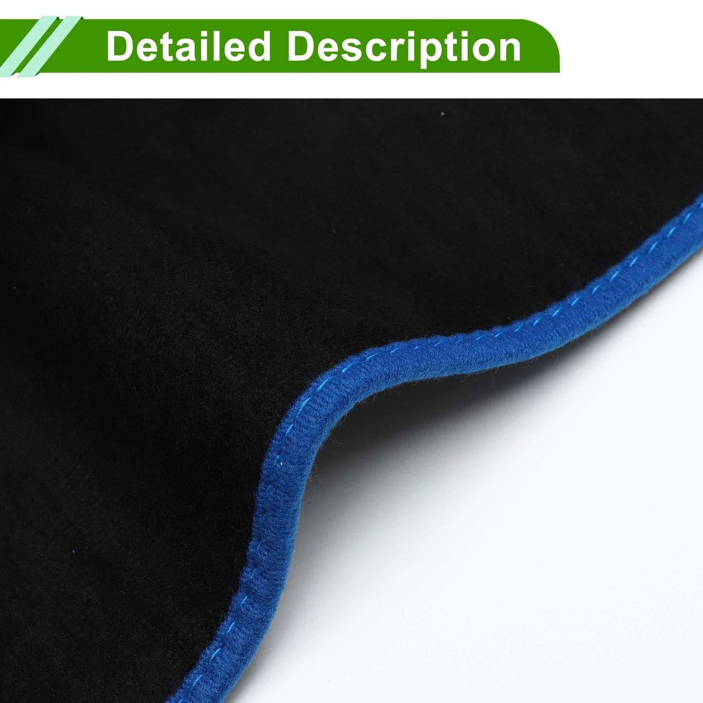 Dashboard Dash Cover Mat for BMW X3 (2011 - 2017) Black Blue