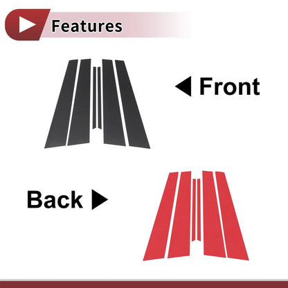 Front Rear Left Right Door Pillar Window Trim for Lexus IS (1999-2006)
